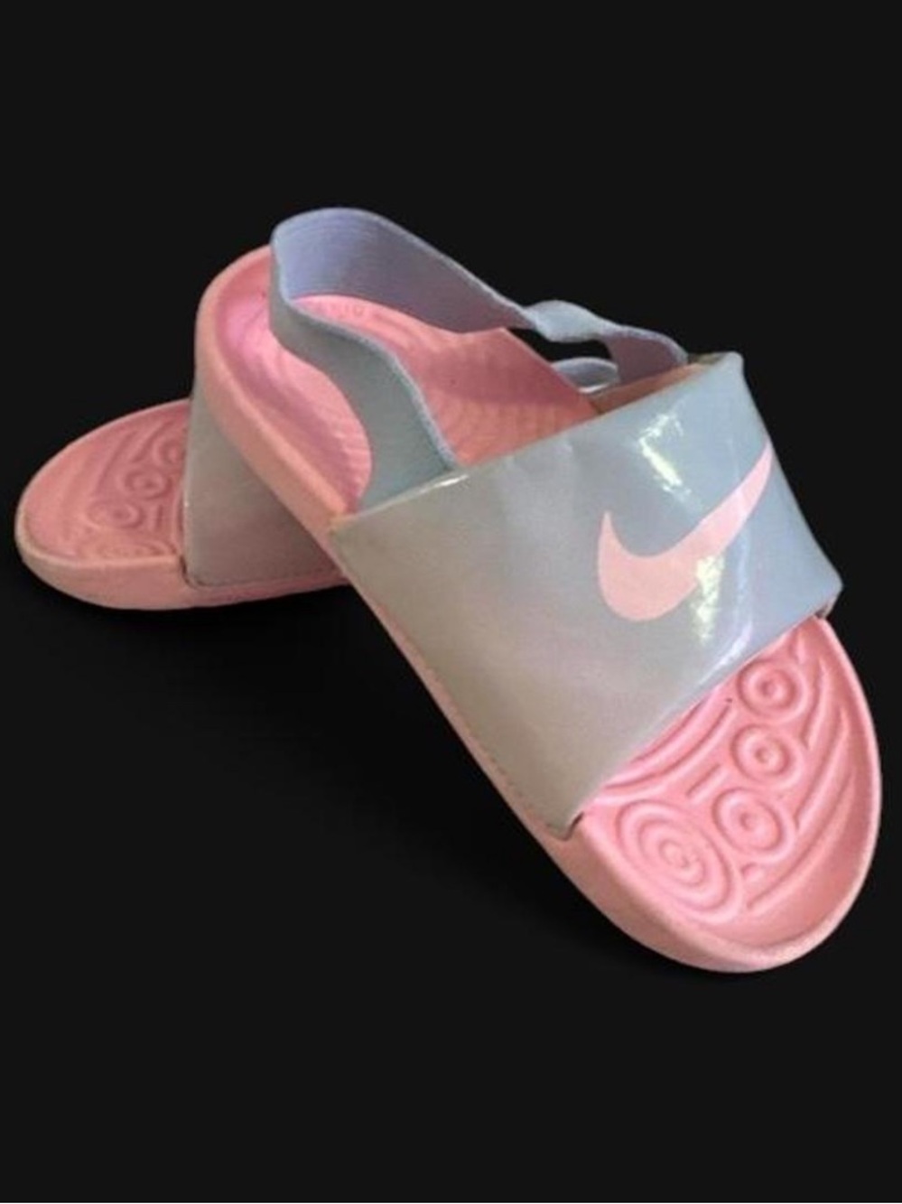 Nike Kawa SE Toddler Slide Sandals - Arctic Punch Pink & Blue